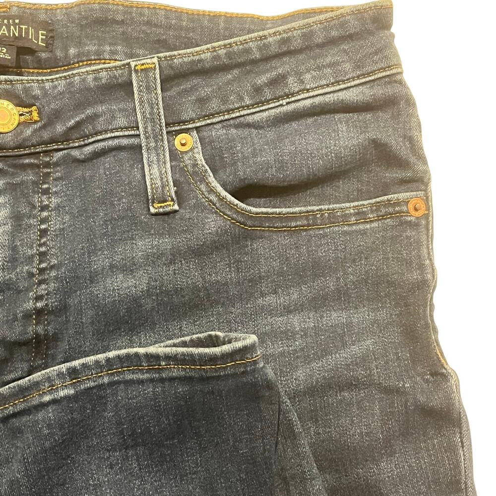 J. Crew Mercantile Women's Size 32 Blue High-rise Ankle Skinny Jeans Dark Wash